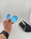 Glitzer - Blau (Silber)