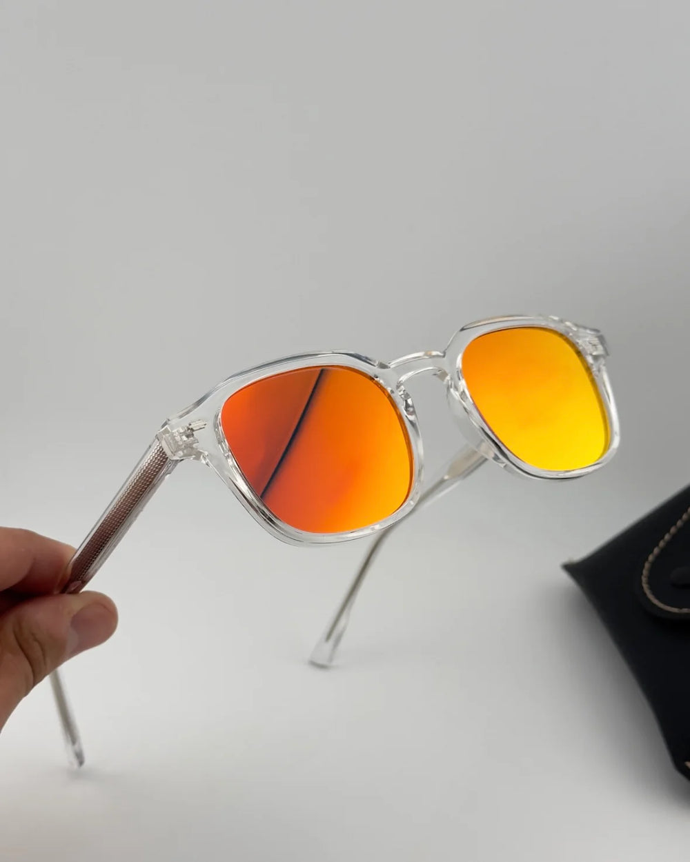 Glitzer - Orange (Silber)